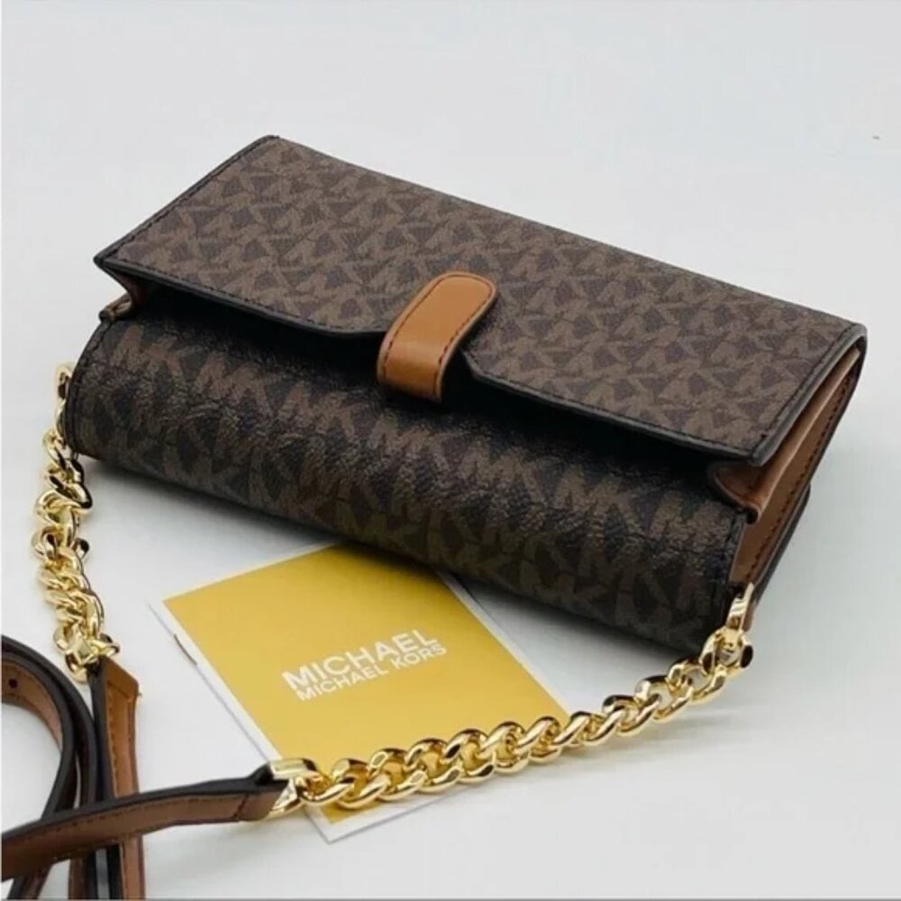 Michael Kors Jet Set Travel Medium Crossbody Phone Holder Bag NWT - Picture 3 of 11